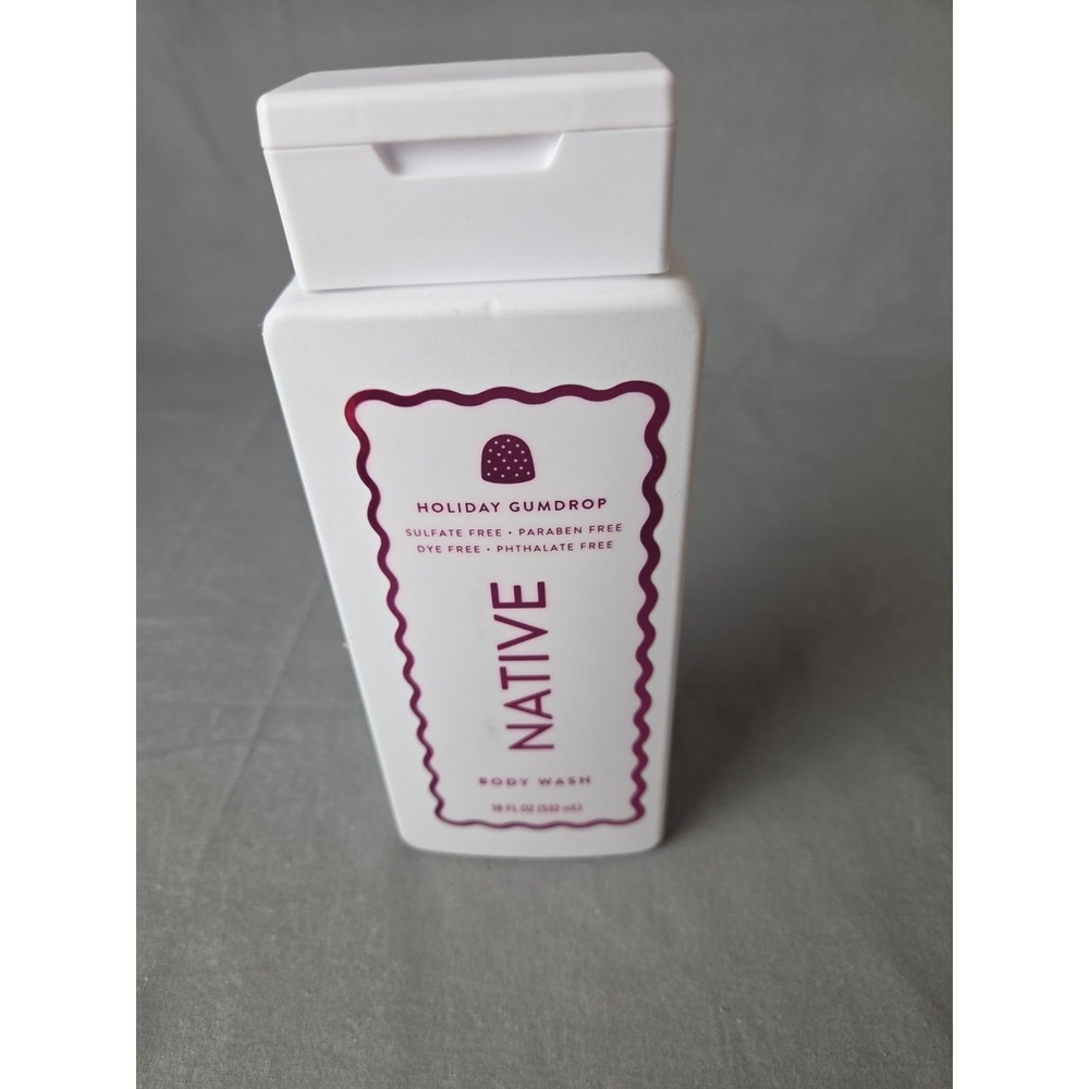 Native Holiday Gumdrop Body Wash 18 fl oz Limited Edition